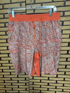 Lululemon Orange T.H.E. Shorts Men Size Medium